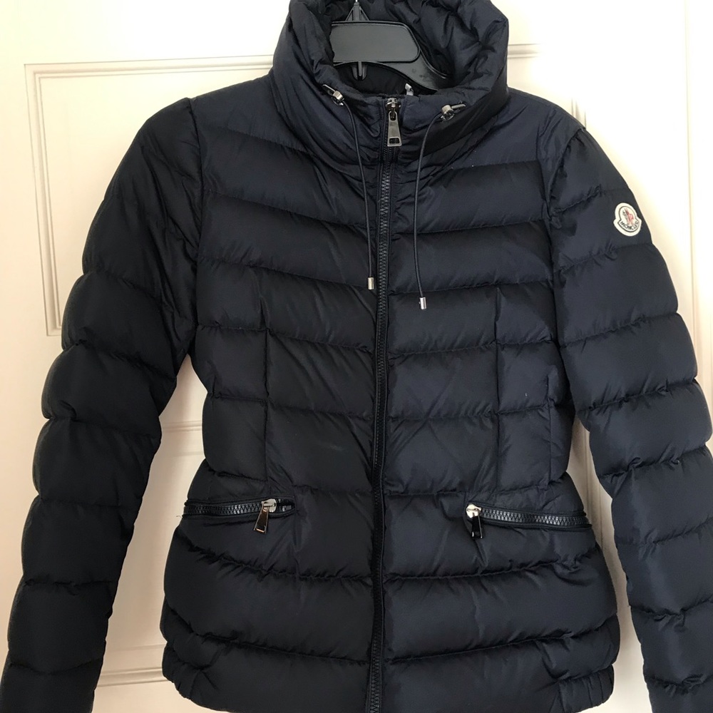 Moncler Irex quilted puffer jacket navy, size 1